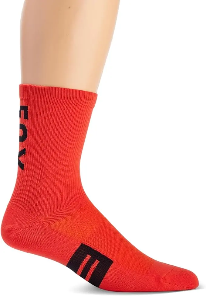 Fox Racing 6" Flexair Merino Sock - Orange Flame 1