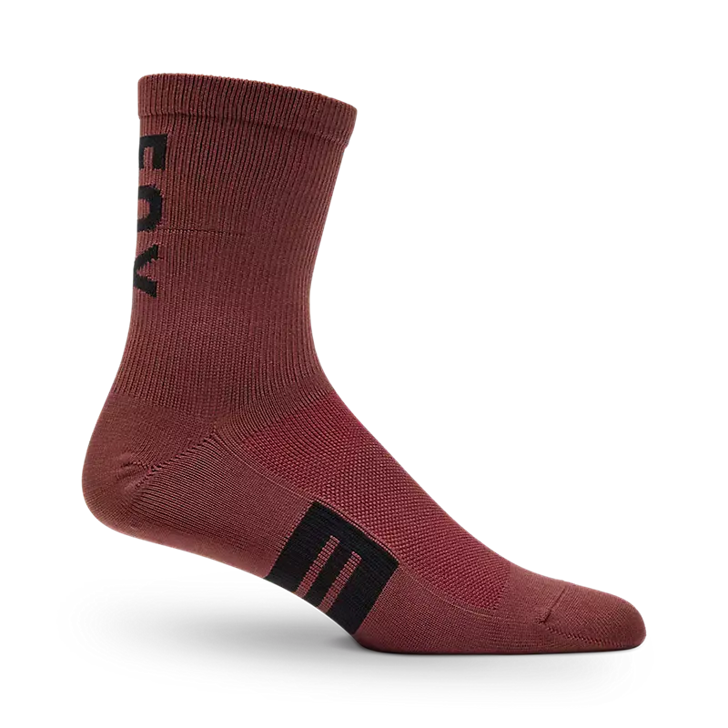 Fox Racing 6" Flexair Merino Sock - Rust 1