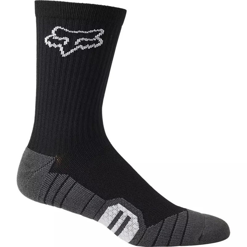 Fox Racing 6" Ranger Cushion Sock - Black 1