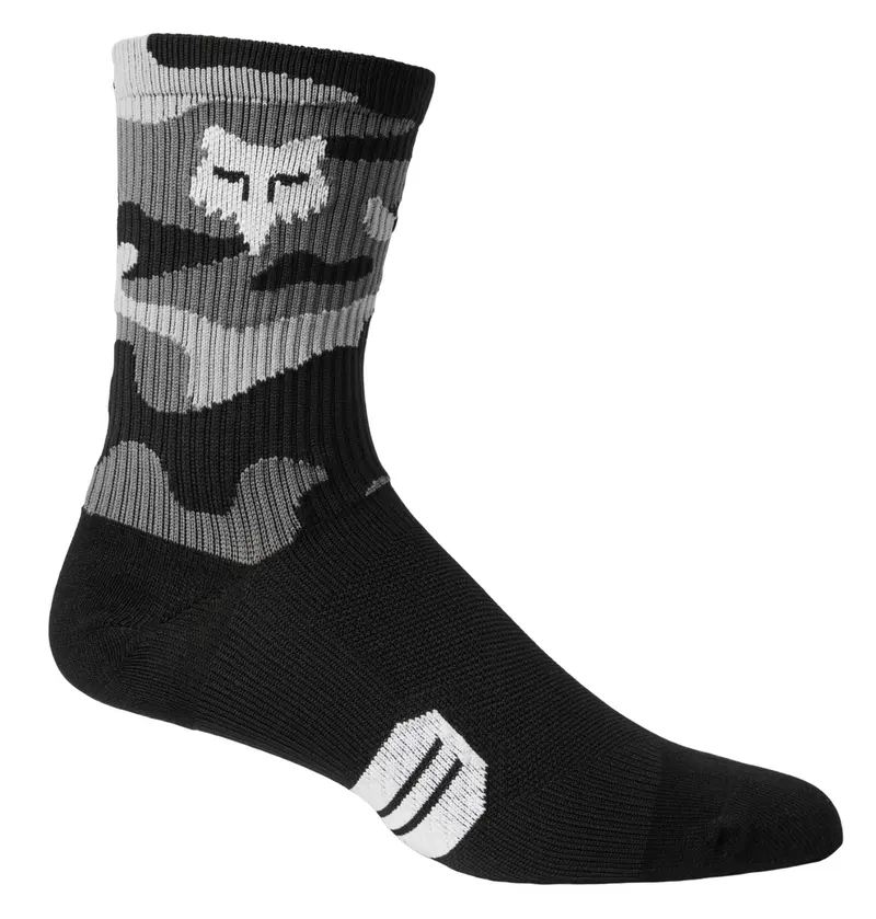 Fox Racing 6" Ranger Sock - Black-White Camo 1
