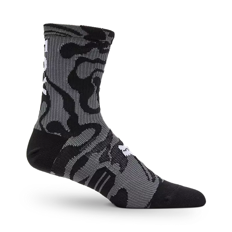 Fox Racing 6" Ranger Sock - Frequency - Black 1