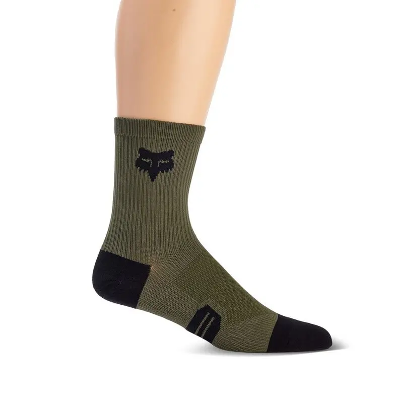 Fox Racing 6" Ranger Sock - Olive Green 1