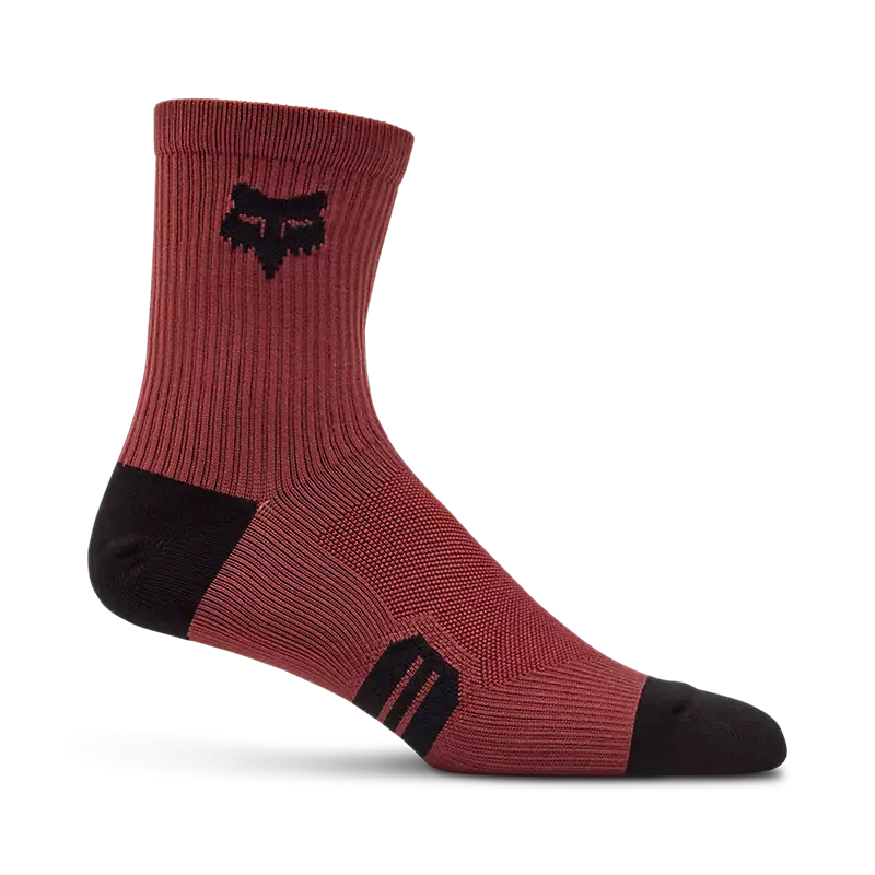 Fox Racing 6" Ranger Sock - Rust 1