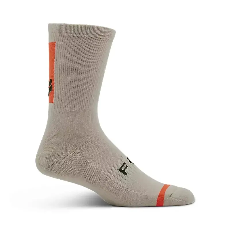 Fox Racing 8" Defend Sock - Cream 1