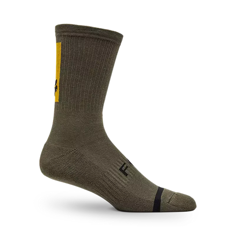 Fox Racing 8" Defend Sock - Military Green 1