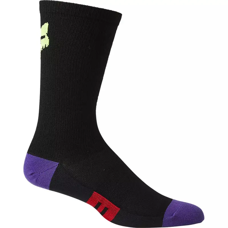 Fox Racing 8" Flexair Merino Sock - Celz - Black 1