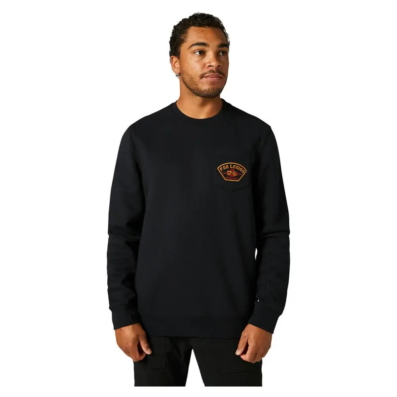 Fox Racing At Bay Crew Fleece - Black 1