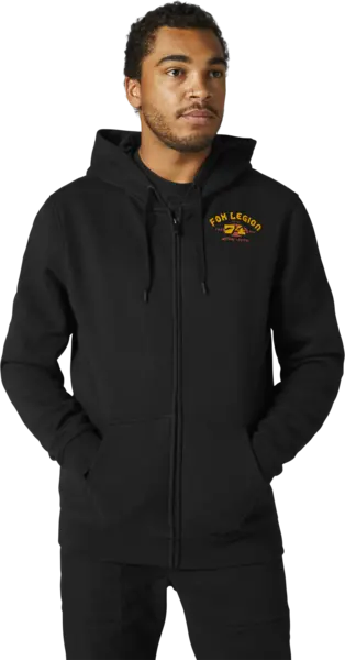 Fox Racing At Bay Zip Fleece - Black 1