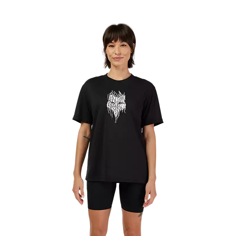 Fox Racing Bark Short Sleeve Tech Tee - Womens - Black 3