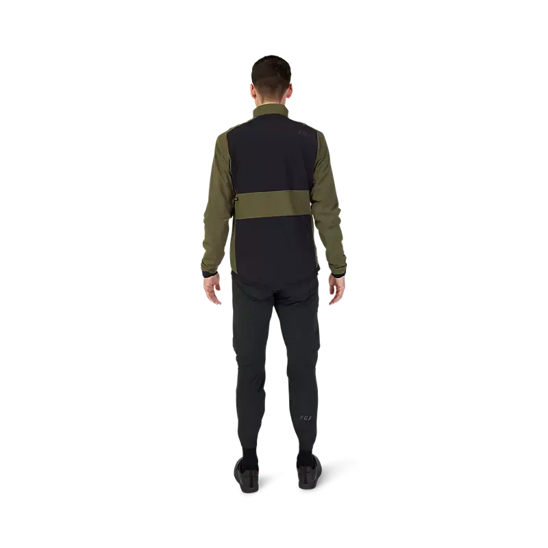 Fox Racing Defend Fire Alpha Cycling Jacket - Olive Green 3