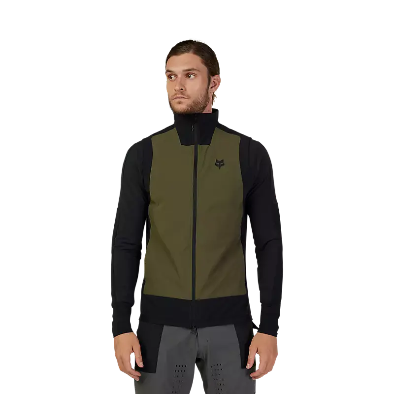 Fox Racing Defend Fire Alpha Cycling Vest - Olive Green 2