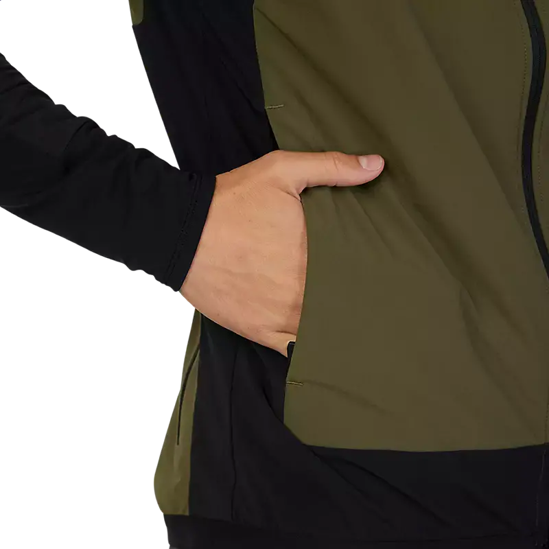 Fox Racing Defend Fire Alpha Cycling Vest - Olive Green 4