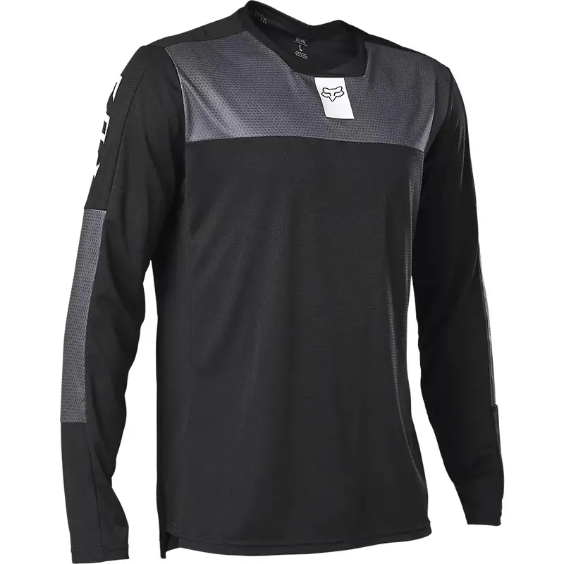 Fox Racing Defend Foxhead Long Sleeve Mtb Jersey - Black 1