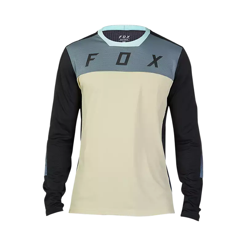 Fox Racing Defend Long Sleeve Mtb Jersey - Cekt - Oat 1