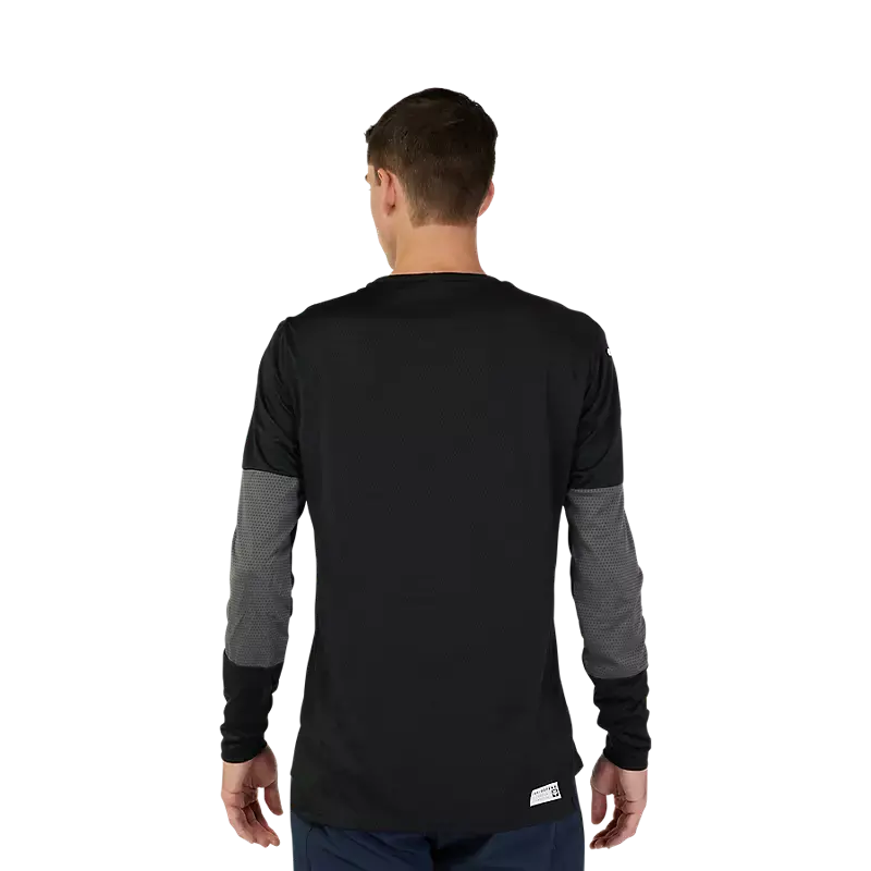 Fox Racing Defend Long Sleeve Mtb Jersey - Foxhead - Black 3