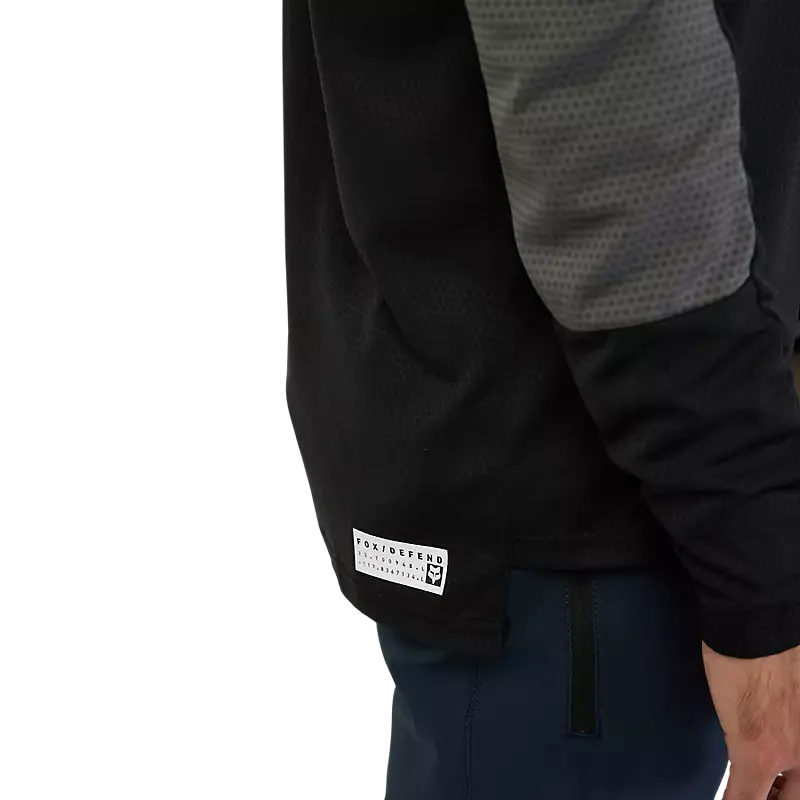 Fox Racing Defend Long Sleeve Mtb Jersey - Foxhead - Black 4