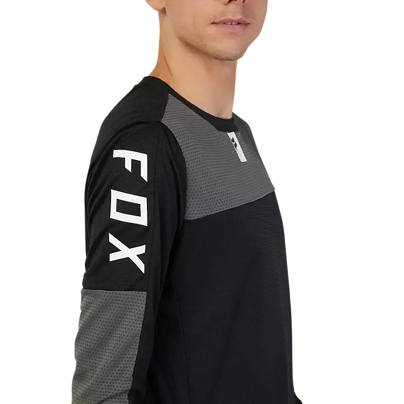 Fox Racing Defend Long Sleeve Mtb Jersey - Foxhead - Black 5