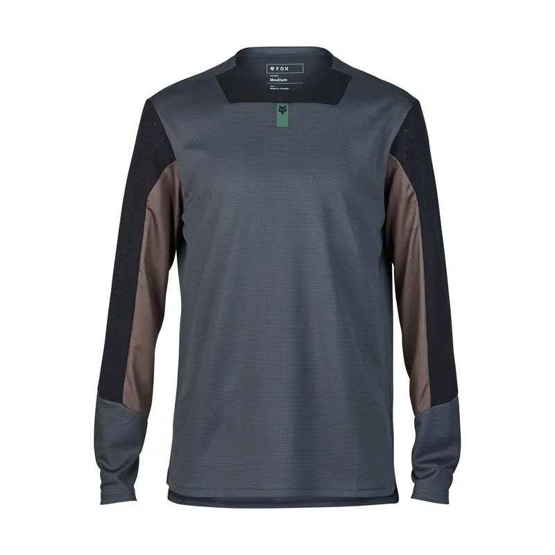 Fox Racing Defend Long Sleeve Mtb Jersey - Graphite 1