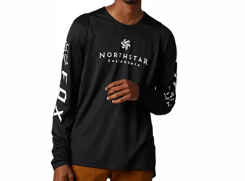 Fox Racing Defend Long Sleeve Mtb Jersey - Northstar - Black 1