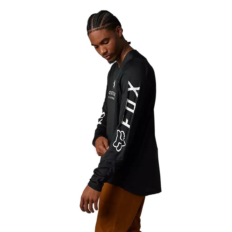 Fox Racing Defend Long Sleeve Mtb Jersey - Northstar - Black 4
