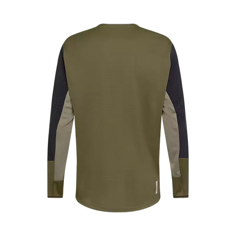 Fox Racing Defend Long Sleeve Mtb Jersey - Olive Green 2