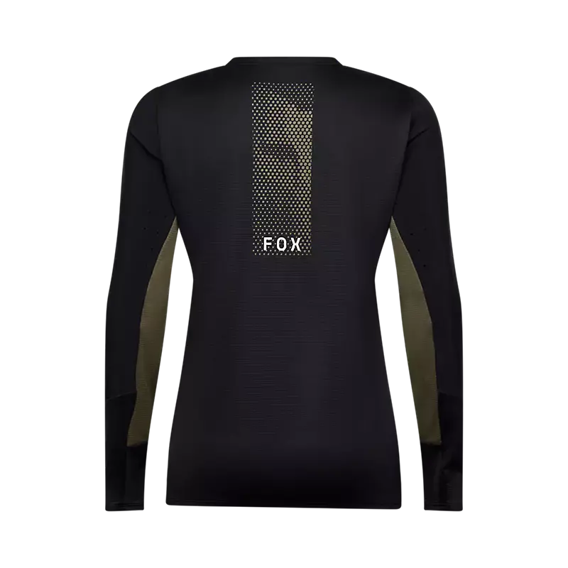 Fox Racing Defend Long Sleeve Mtb Jersey - Park - Womens - Black 2