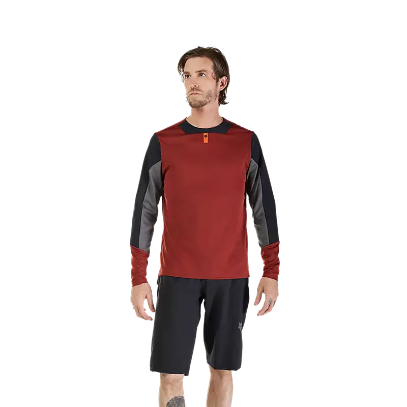 Fox Racing Defend Long Sleeve Mtb Jersey - Rust 3