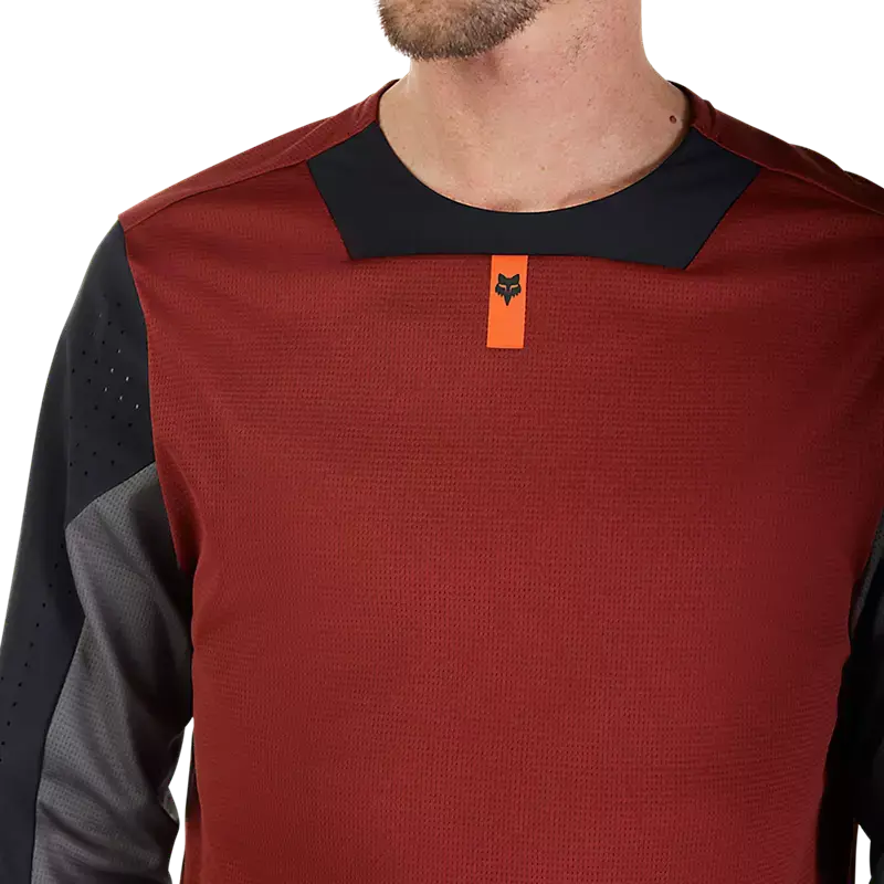 Fox Racing Defend Long Sleeve Mtb Jersey - Rust 5