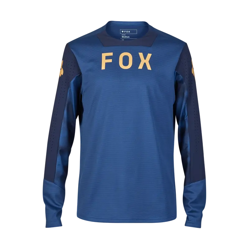 Fox Racing Defend Long Sleeve Mtb Jersey - Taunt - Indigo 1