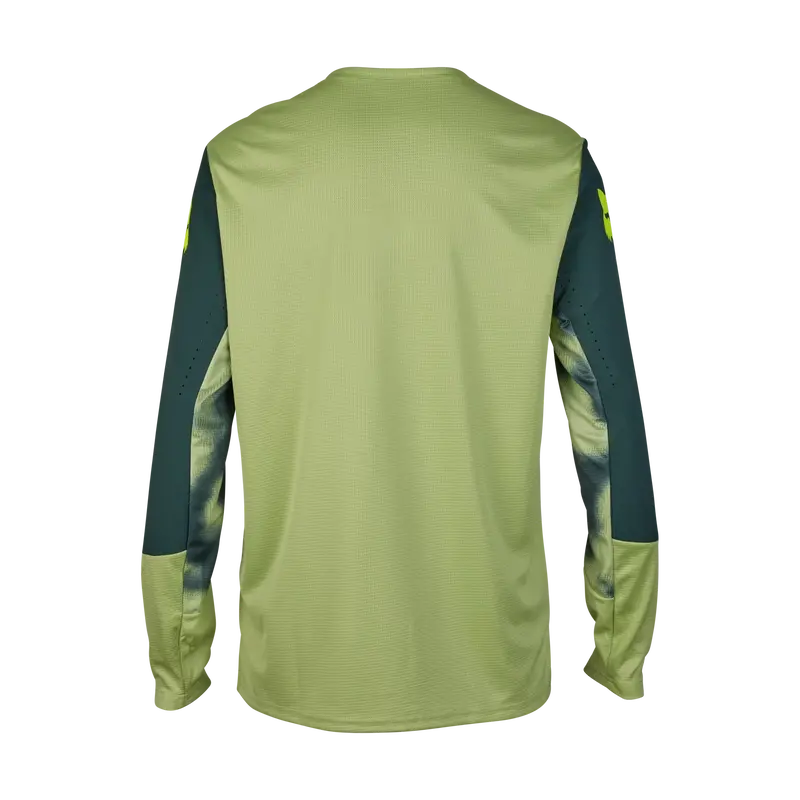 Fox Racing Defend Long Sleeve Mtb Jersey - Taunt - Pale Green 2