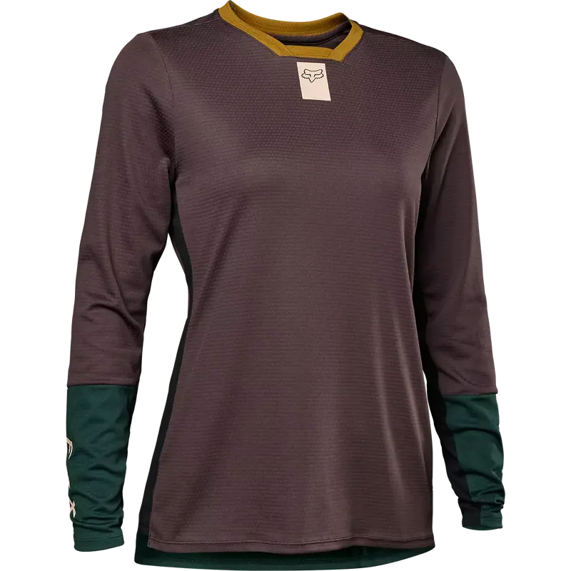 Fox Racing Defend Long Sleeve Mtb Jersey - Womens - Rootbeer 1