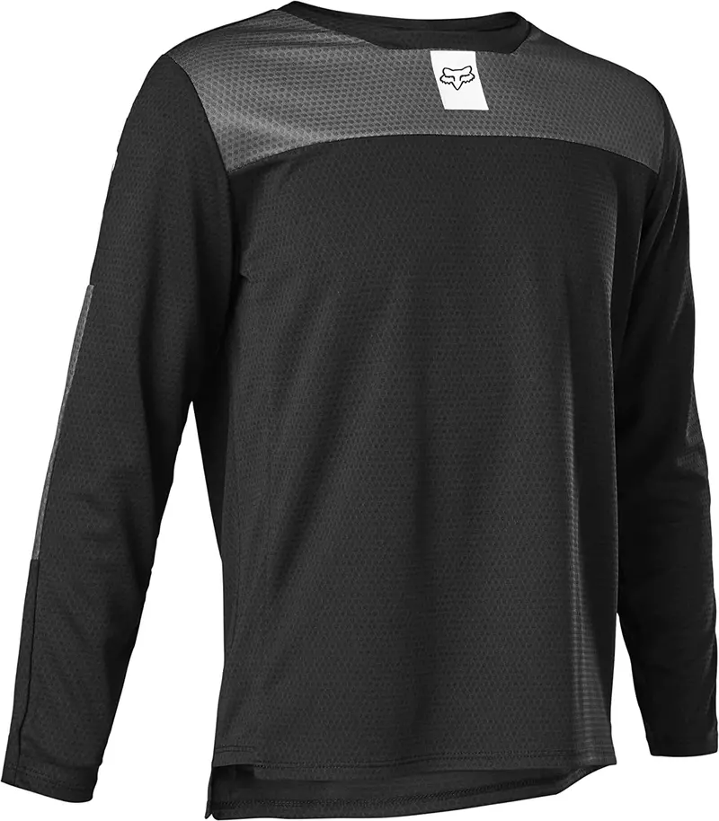 Fox Racing Defend Long Sleeve Mtb Jersey - Youth - Black 1