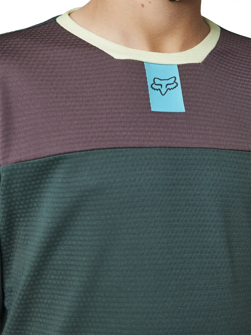 Fox Racing Defend Long Sleeve Mtb Jersey - Youth - Emerald 2