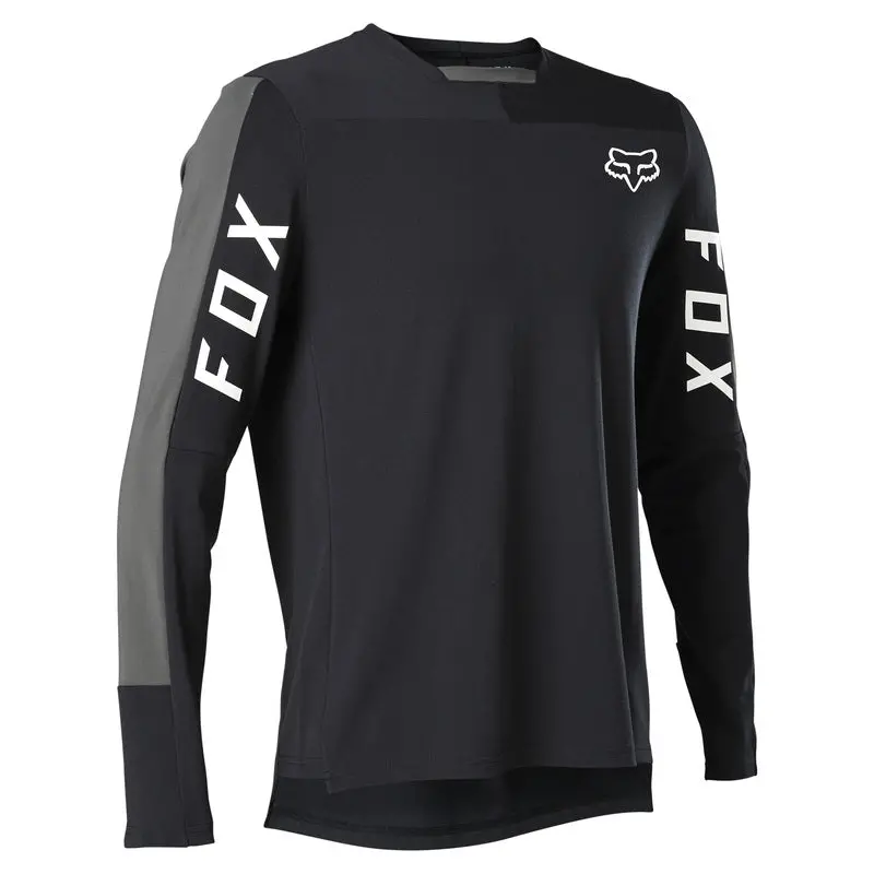 Fox Racing Defend Pro Long Sleeve Mtb Jersey - Black - 2023 1