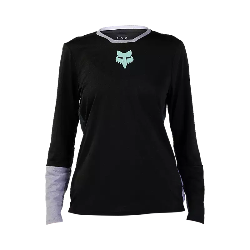Fox Racing Defend Race Long Sleeve Mtb Jersey - Womens - Black 1