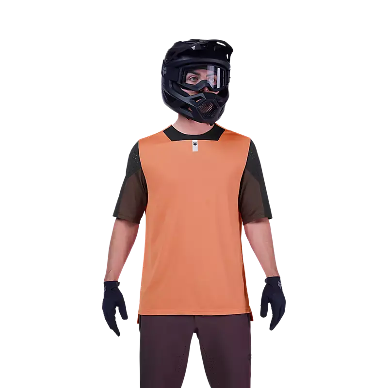 Fox Racing Defend Short Sleeve Mtb Jersey - Coral 1