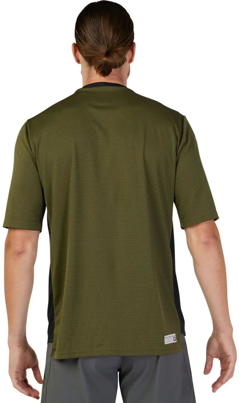 Fox Racing Defend Short Sleeve Mtb Jersey - Olive Green - 2023 2
