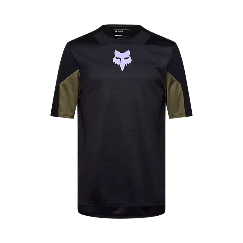 Fox Racing Defend Short Sleeve Mtb Jersey - Park - Black 1