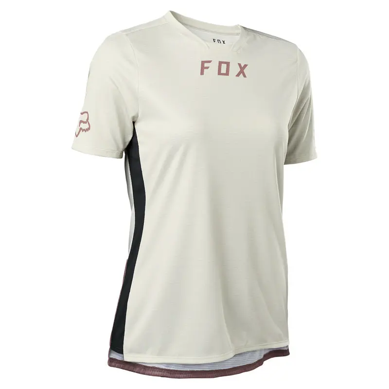 Fox Racing Defend Short Sleeve Mtb Jersey - Womens - Bone 1
