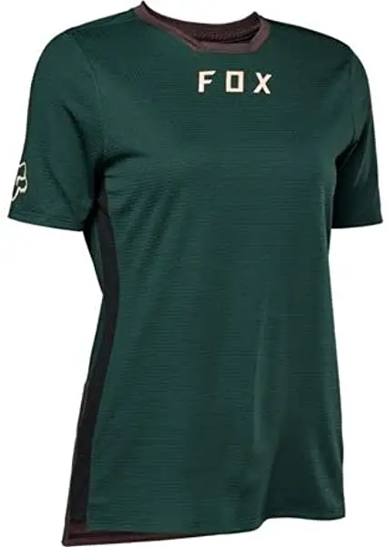 Fox Racing Defend Short Sleeve Mtb Jersey - Womens - Emerald 1