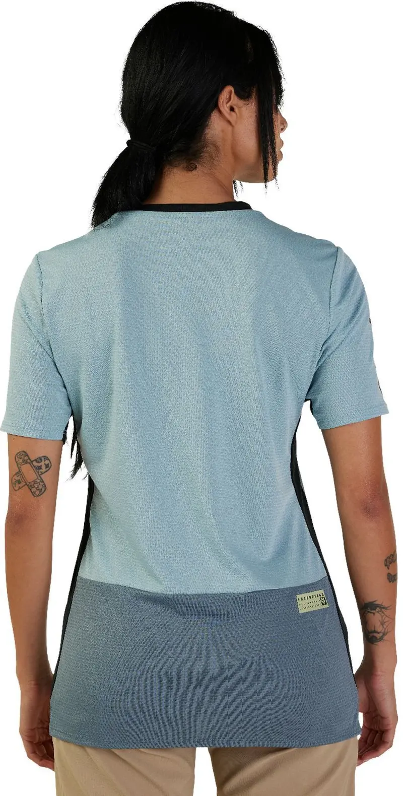 Fox Racing Defend Short Sleeve Mtb Jersey - Womens - Gunmetal 2
