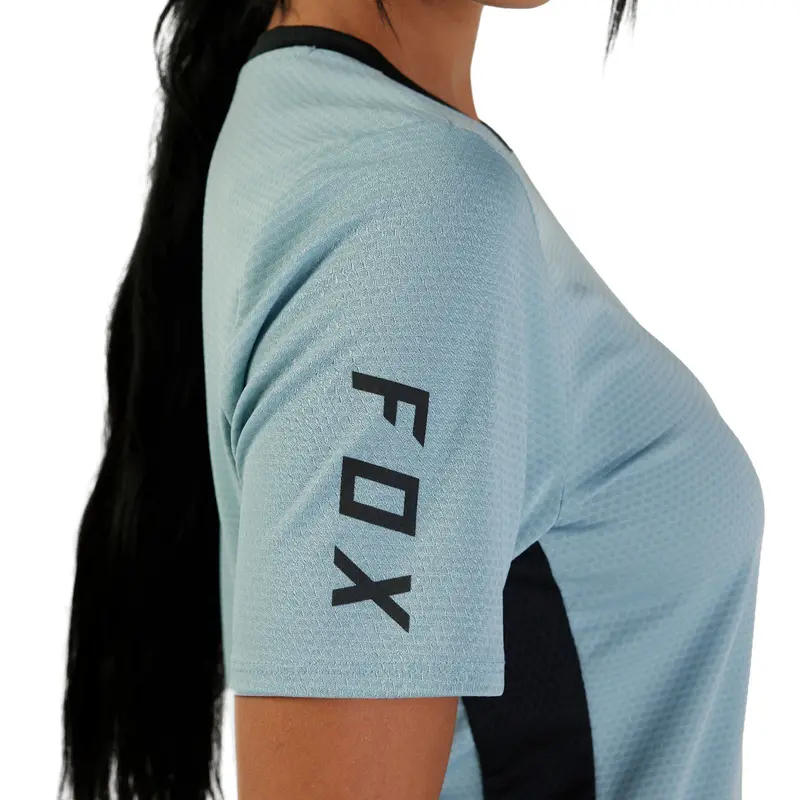 Fox Racing Defend Short Sleeve Mtb Jersey - Womens - Gunmetal 4