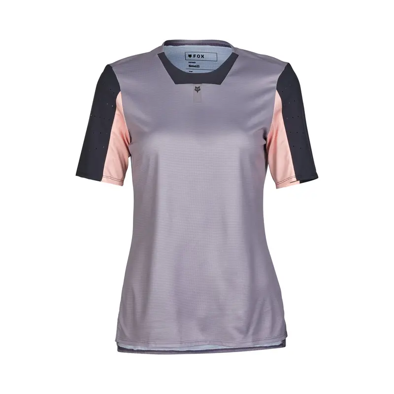 Fox Racing Defend Short Sleeve Mtb Jersey - Womens - Stone 1