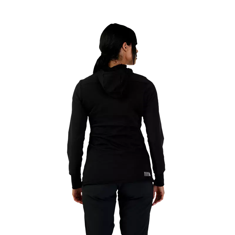 Fox Racing Defend Thermal Hoodie - Womens - Black - 2023 3
