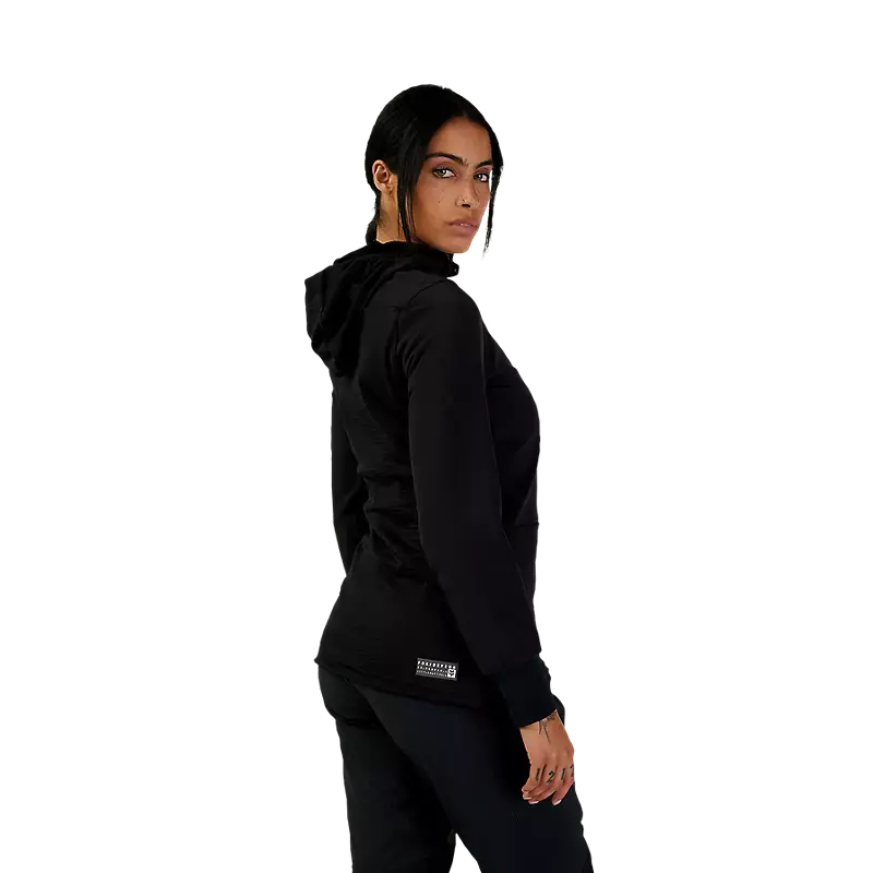 Fox Racing Defend Thermal Hoodie - Womens - Black - 2023 4