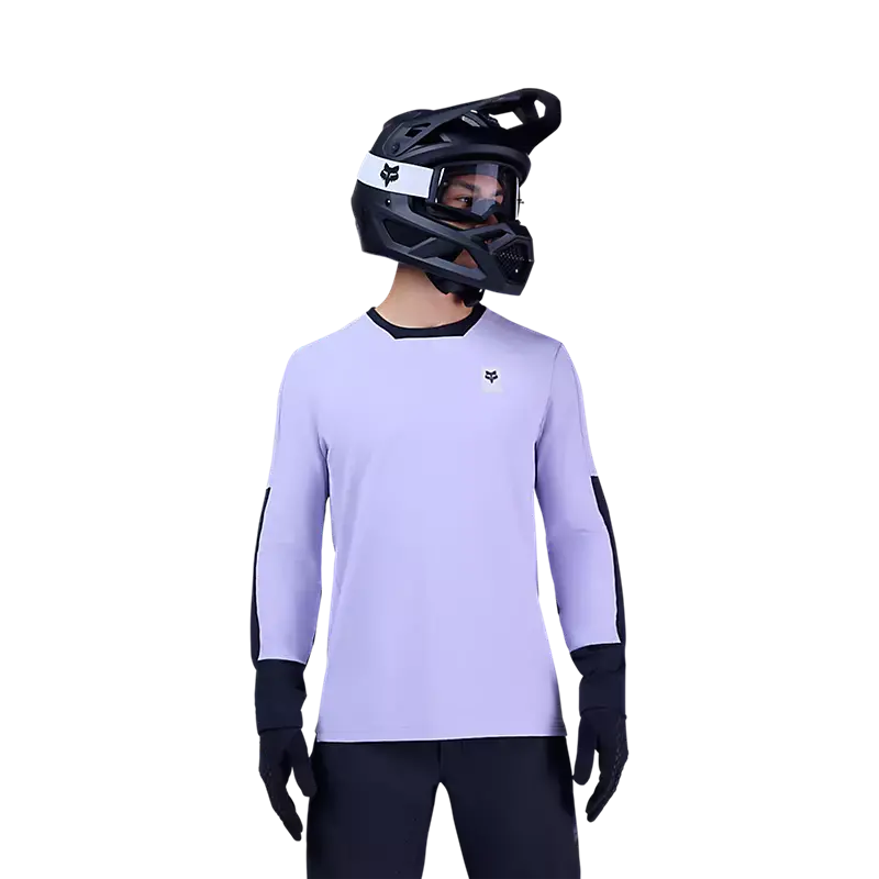 Fox Racing Defend Thermal Long Sleeve Mtb Jersey - Lilac 3