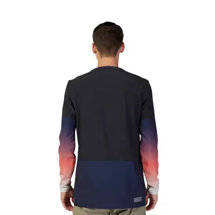 Fox Racing Defend Thermal Long Sleeve Mtb Jersey - Lunar - Black - 2023 2