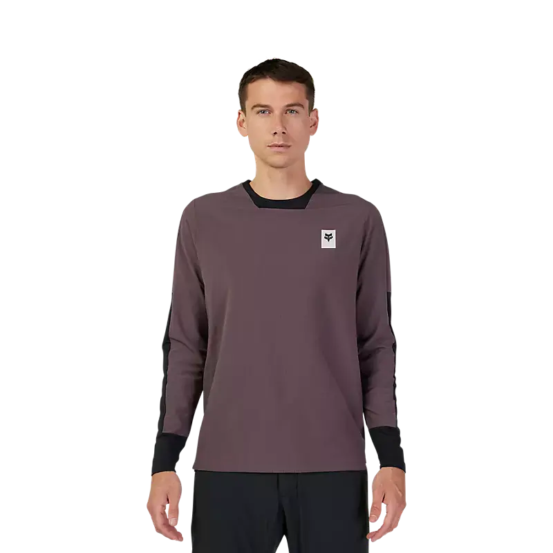 Fox Racing Defend Thermal Long Sleeve Mtb Jersey - Purple - 2023 2