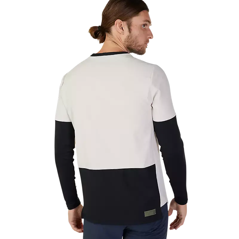 Fox Racing Defend Thermal Long Sleeve Mtb Jersey - Vintage White - 2023 3