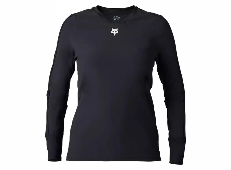 Fox Racing Defend Thermal Long Sleeve Mtb Jersey - Womens - Black 1